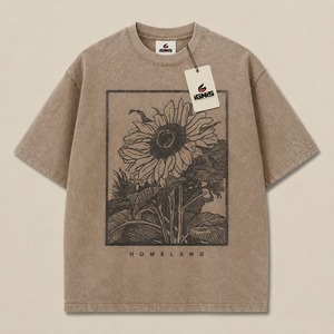 Camisetas al por mayor de alta calidad para hombre, estilo acid wash, streetwear, oversized, hip hop, 100% algodón, personalizadas, vintage, en venta. - Product Image 4