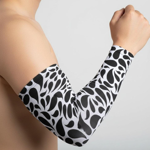 Manchons de compression sportifs chauffants pour bras, protection UV, pour basketball, cyclisme, course à pied, golf, volleyball - Product Image 5