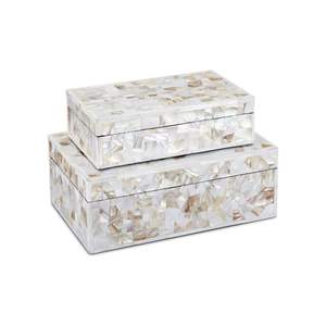 Caja de Joyería de Lujo con Incrustaciones de Madreperla, Diseño Moderno Hecho a Mano, Único para Decoración del Hogar, Aniversario de Bodas - Product Image 1