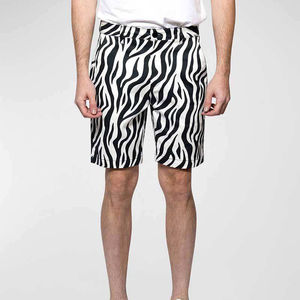 Pantalones Cortos Oxford Sólidos para Hombre, de Alta Calidad, Transpirables, con Cierre de Cordón, Cintura Media, Corte Regular, al por Mayor OEM - Product Image 1