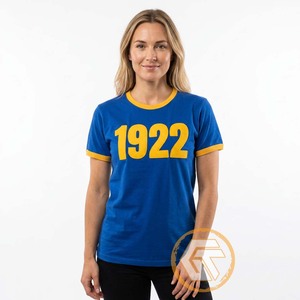 เสื้อยืดชมรมหญิง GREEK TREASURES Sigma Gamma Rho ผ้าโพลีเอสเตอร์/คอตตอนเจอร์ซีย์ ปักโลโก้ ป้องกันรังสียูวีบางส่วน ขายส่ง - Product Image 2