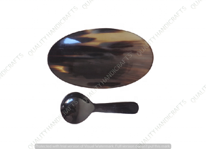 ชามสลัดเขาควายเป็นมิตรกับสิ่งแวดล้อมชามเสิร์ฟผลไม้งานหัตถกรรมอินเดีย - Product Image 5