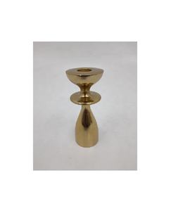 Bougeoir décoratif en aluminium couleur or pour la maison, support en T Lite, finition en laiton, fait à la main, personnalisé, nouvel arrivage - Product Image 5