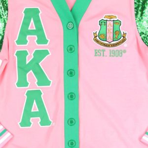 Green Pink <b>Sequin</b> Cardigan Women Fashion <b>Jacket</b> Embroidered Design Casual Sweater Outerwear Button Front Apparel Stylish Wear - Product Image 4