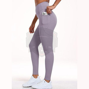 Leggings de Yoga para Mujer, Estilo Moderno, Cintura Elástica, Color Sólido, Alta Calidad, Spandex/Poliéster, Transpirables, Secado Rápido, Hechos en Pakistán, Venta al Por Mayor - Product Image 3