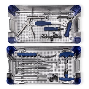 Juego de instrumentos quirúrgicos ortopédicos personalizados con herramientas para tornillos pediculares espinales para uso en quirófano, certificado CE Clase I, manual. - Product Image 5
