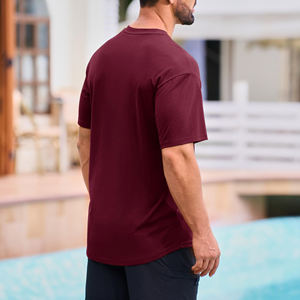 T-shirt homme surdimensionné, coupe décontractée, vêtement décontracté, écologique, pour un confort quotidien, en tissu léger et finition soignée. - Product Image 2