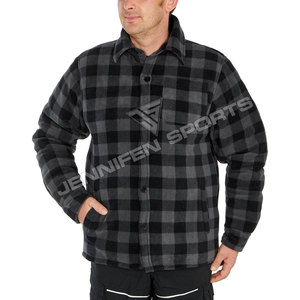 Chemises pour hommes et femmes en flanelle 100% polaire à carreaux, style décontracté printemps-automne, douces, confortables, vintage, patchwork - Product Image 5