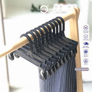 คลิปหนีบเสื้อผ้าพลาสติกขนาด 25 ซม. แพ็ค 10 ชิ้น (ไม่มีแผ่นยาง) น้ำหนักเบา ประหยัดพื้นที่ เป็นมิตรกับสิ่งแวดล้อม ตัวจัดระเบียบเสื้อผ้าในตู้เสื้อผ้า - Product Image 3