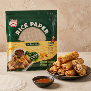 Papier de riz vietnamien pour les rouleaux de printemps frits – Prix direct usine, certifié FSSC, HALAL, ISO, HACCP, exportation mondiale - Product Image 1
