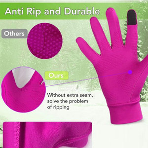 Gants de sport d'hiver en tissu de qualité supérieure, unisexes, respirants, extensibles, adaptés au jogging et aux entraînements de fitness - Product Image 4
