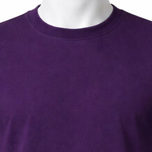 T-shirts pour hommes à manches courtes, col rond, couleur unie, de haute qualité, 100% coton, coupe classique, avec design personnalisé - Product Image 3
