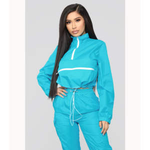 Conjunto Deportivo de Alta Calidad 2026, Top Corto y Pantalones Jogger, Dos Piezas, Sudadera con Capucha, Pantalones de Chándal, Conjunto Deportivo de Algodón para Mujer - Product Image 2