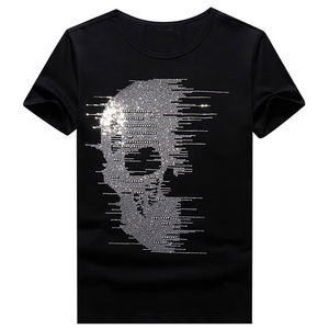 T-shirt homme col rond à manches courtes, fabrication pakistanaise, haute qualité, 200 grammes, respirant, écologique, confortable, vente en gros, pas cher - Product Image 1