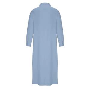 Thobe et Jubba Thawb arabes de luxe pour hommes, manches longues, 100% polyester, robe légère, vêtement musulman avec broderie - Product Image 2