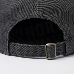 Casquette de baseball unisexe réglable à 6 panneaux, couleur unie, en sergé de coton, chapeau décontracté pour adultes - Product Image 6