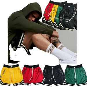 Short de basket-ball en maille avec logo pour garçons, personnalisé, vente en gros, embellissement mba, vintage, pour enfants, nouvelle collection - Product Image 4