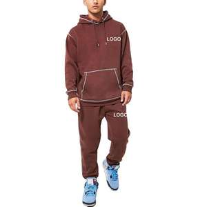 Conjunto de Sudadera con Capucha Reversible de Mezcla de Poliéster/Algodón para Invierno, para Hombre/Unisex, con Logotipos y Diseños Personalizados - Product Image 3