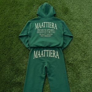 Conjunto Deportivo Personalizado para Mujer, Sudadera Holgada y Pantalones Anchos con Estampado Gráfico, Ropa Casual Urbana OEM - Product Image 6