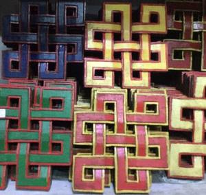 เครื่องประดับตกแต่งผนังรูปปมอินฟินิตี้แบบพุทธศิริวัสตา - Product Image 1