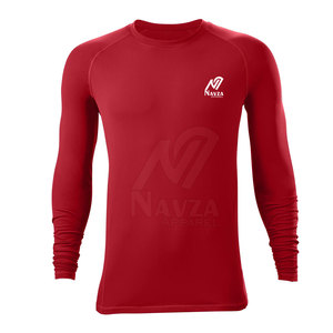 เสื้อออกกำลังกายผู้ชายแบบรัดรูป เสื้อผ้าออกกำลังกาย เสื้อคอมเพรสชั่นผู้ชายแบบซับลิเมชั่น - Product Image 2