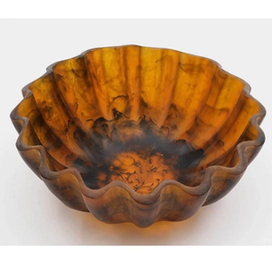 Custom Designed <b>Clear</b> <b>Resin</b> Bowl Handmade Eco-Friendly Decorative Bowl from India - Product Image 1