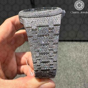 Charm_Jewels Luxury Stainless Steel Square Analog Quartz <b>Watch</b> With Sapphire Crystal 42mm Luminous Unisex - Product Image 4