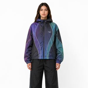 Chaqueta Cortavientos Unisex Personalizada Y2K con Cambio de Color para Mujer, Ligera, con Cierre, Estilo Urbano, Proveedor B2B, Chaquetas para Hombre - Product Image 2