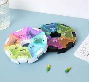 UP-05N Plastic 7-Compartment Weekly Pill Organizer - Product Image 1