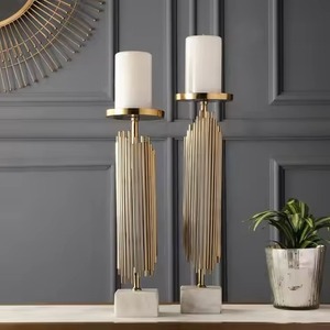 Porte-bougie décoratif en métal pour Noël, support de bougie de qualité supérieure pour la décoration d'événements - Product Image 5