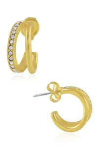 Pendientes Colgantes de Aleación Chapados en Oro con Piedras para Mujer, Ideales para Bodas y Celebraciones, Disponibles al Mejor Precio del Mercado - Product Image 3