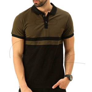 Camisetas Polo Amarillas y Negras con Cuello Polo para Hombre, Diseño Nuevo, con Logotipo, Camisetas Polo de Algodón para Hombre - Product Image 1