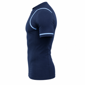 T-shirt de compression pour homme Elite, à séchage rapide, pour entraînement sportif, personnalisable, prix usine OEM – Meilleures ventes - Product Image 3