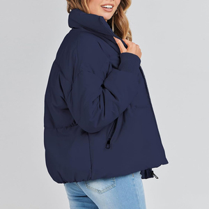 Vestes matelassées à fermeture éclair de qualité supérieure pour femmes pour l'hiver - Prix de gros pour vestes matelassées - Product Image 5