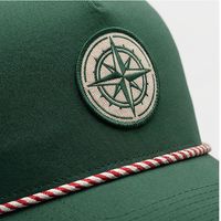 Casquettes de baseball en coton imperméables avec logo boussole verte, motif tendance très demandé, ajustement personnalisé, qualité supérieure, pour l'été et le sport professionnel
