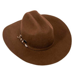 Sombrero de Vaquero de Cuero Genuino Australiano de Primera Calidad, Estilo Vintage Occidental, Apto para Invierno y Actividades al Aire Libre - Product Image 4