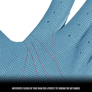 Gants de frappe de baseball en cuir véritable antidérapants pour une livraison directe d'usine, avec manchette sport respirante pour joueurs adultes - Product Image 3