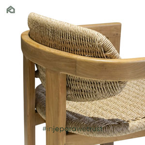 Fauteuil en teck moderne, écologique et durable pour restaurants commerciaux, hôtels, cuisines, usage extérieur - Amira - Product Image 5