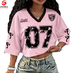 Camiseta Deportiva Corta de Malla para Mujer, Ecológica, con Logotipo Personalizado, Tejido Transpirable de Alta Calidad para Verano, Venta al Por Mayor - Product Image 1