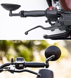 Best Quality Genuine Handle <b>Bar</b> <b>End</b> Mirror Black For Classic/Bullet/Meteor/Hunter 350 Available For Sale - Product Image 2