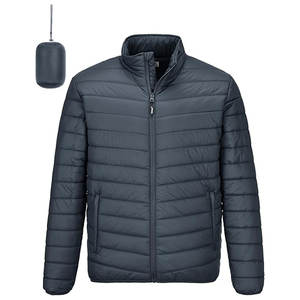 Chaqueta Acolchada Personalizable para Hombre, Abrigo Aislante de Invierno de Gran Venta con Dobladillo y Puños Elásticos, Venta al por Mayor OEM - Product Image 1
