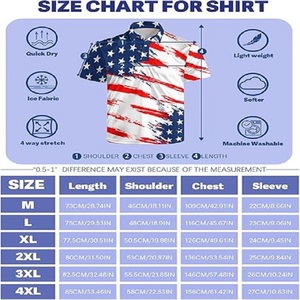 T-shirt sportif personnalisé avec drapeau américain, tricoté, en Spandex/Polyester, 6XL, anti-rides, séchage rapide, respirant, manches courtes, numérique, pour homme - Product Image 5