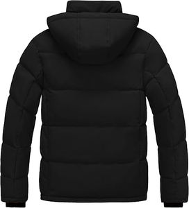 Veste matelassée en duvet de haute qualité avec logo personnalisé OEM, veste épaisse à capuche tendance pour homme, veste bomber d'hiver personnalisée, veste matelassée brillante pour homme - Product Image 3