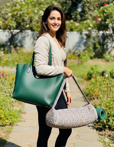 Sacs de yoga en coton matelassé, sacs de sport multifonctionnels, sacs de voyage à fermeture éclair, sacs de rangement design - Product Image 3