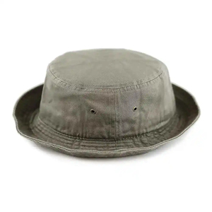 Casquettes et chapeaux d'été unis, cousus à la machine, en tissu denim, avec broderie de logo personnalisé - Product Image 5
