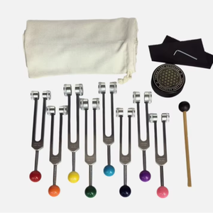 Ensemble de diapasons chakra pour la guérison, diapasons avec activateur de diapasons 5281.. - Product Image 1