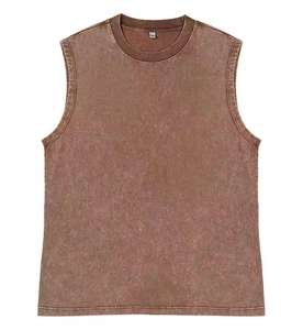 Camiseta Deportiva sin Mangas, Transpirable, para Gimnasio, 100% Poliéster, para Hombre, Estilo Regular, al por Mayor - Product Image 2