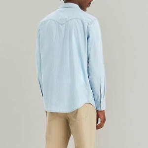 Rugged & Authentic <b>Men</b> Classic <b>Western</b> <b>Shirt</b> with Traditional Yoke and Snap Buttons Available in Standard Big and Tall Sizes - Product Image 4