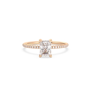 REYES Hot Selling IGI Certified <b>14K</b> Solid <b>Gold</b> HPHT CVD Lab Grown Diamond Solitaire <b>Ring</b> For Women Luxury Wedding Fine Jewelry - Product Image 1