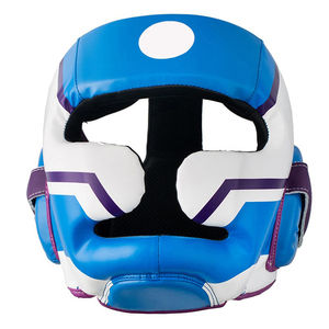 Protège-tête de boxe unisexe en cuir à double anneau avec double visière, haute qualité, prix de gros, vente chaude - Product Image 1